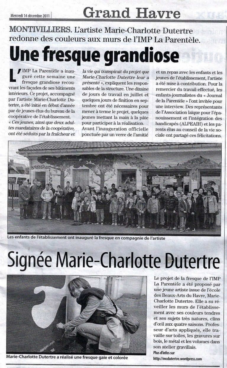 article du Havre Presse 14/12/11